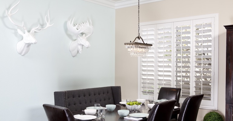 San Jose dining room shutters